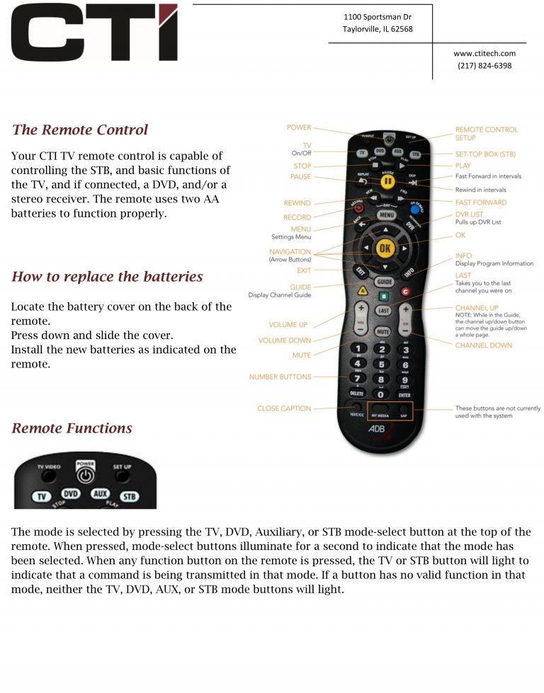 CTI Fiber | Remote User Guide